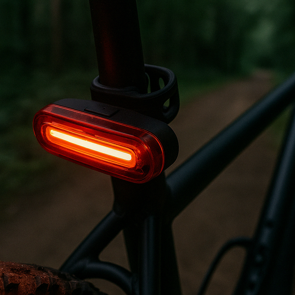 USB Oplaadbaar Fietsachterlicht met COB LED en IPX5 Waterdicht Ontwerp