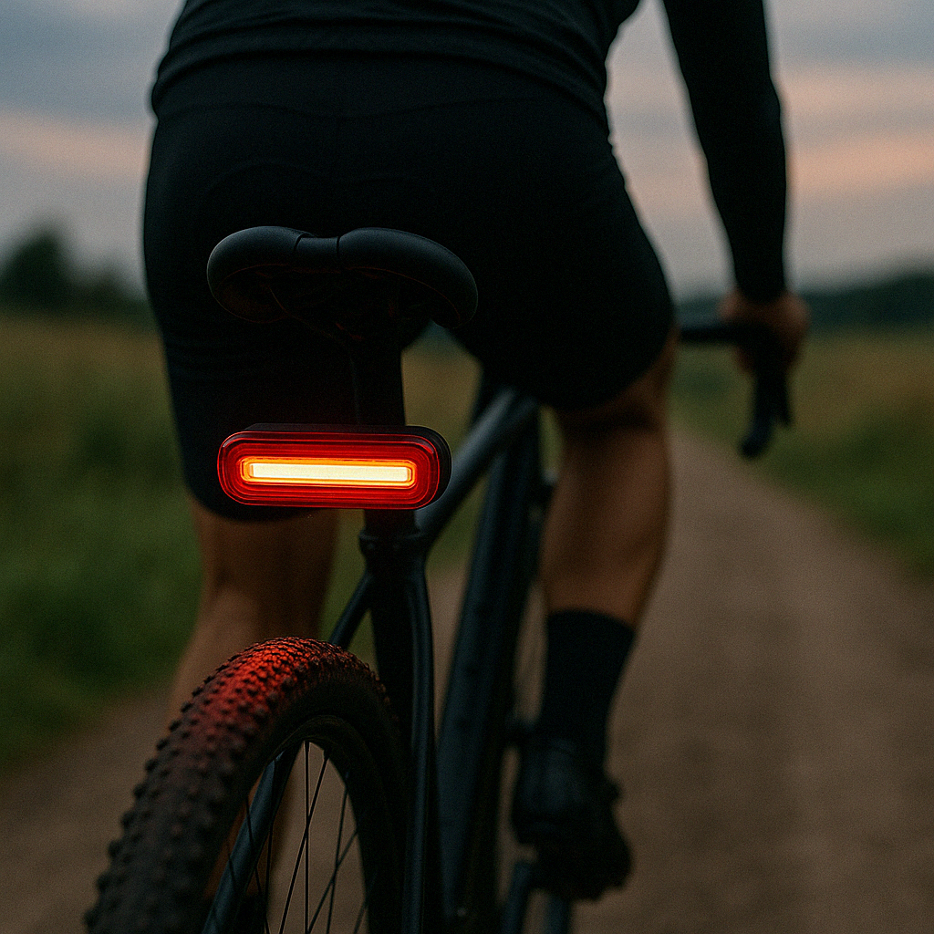 USB Oplaadbaar Fietsachterlicht met COB LED en IPX5 Waterdicht Ontwerp