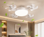 Plafondventilator met Dimbare LED‑Verlichting en E27 Schroefmontage