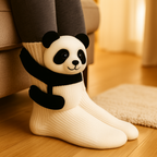 Pluche Wintersokken met Antislip Zool voor Warme en Veilige Dagen Thuis