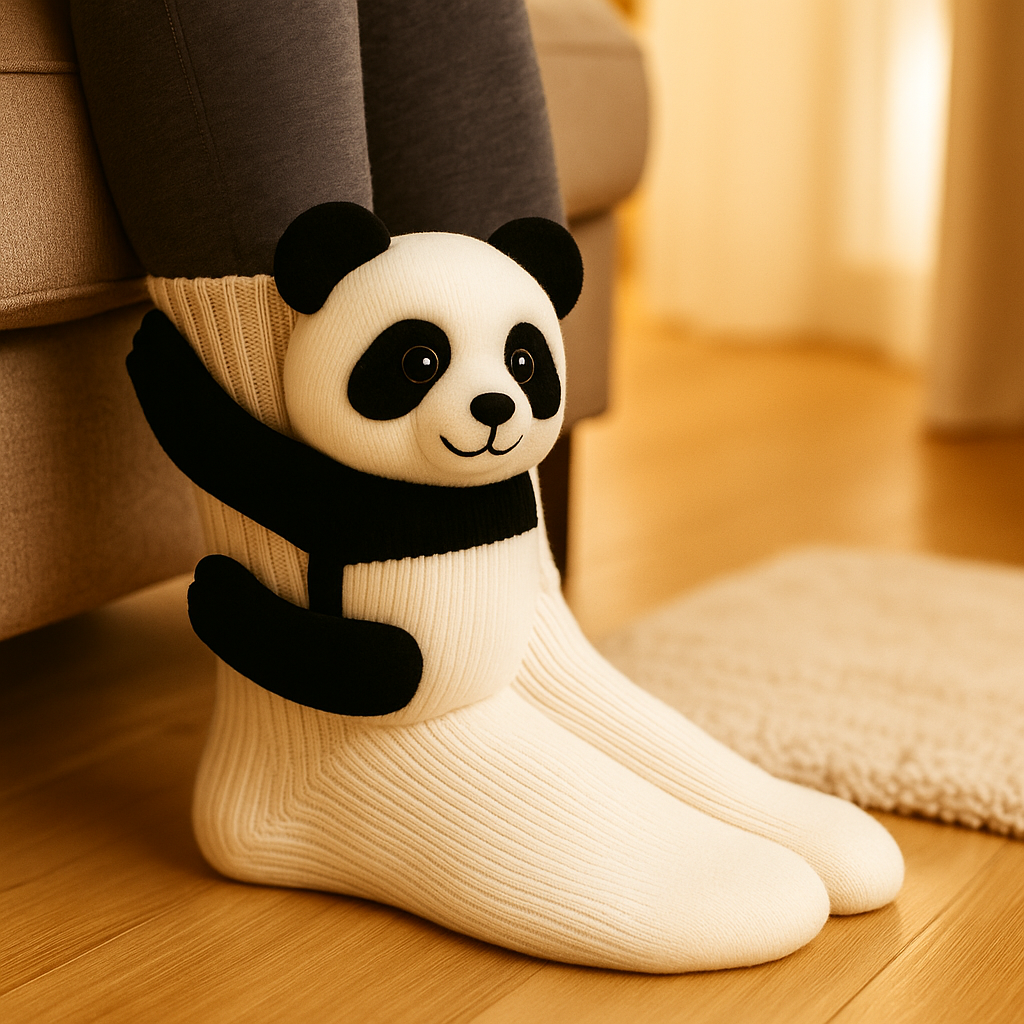 Pluche Wintersokken met Antislip Zool voor Warme en Veilige Dagen Thuis