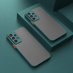 Mat siliconen Samsung Galaxy-hoesje met grip voor dagelijks gebruik