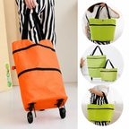 Opvouwbare Boodschappentrolley Met Wielen Voor Comfortabel Winkelen