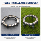 LED Ringverlichting met 360° Buitenlicht en Eenvoudige Grondinstallatie