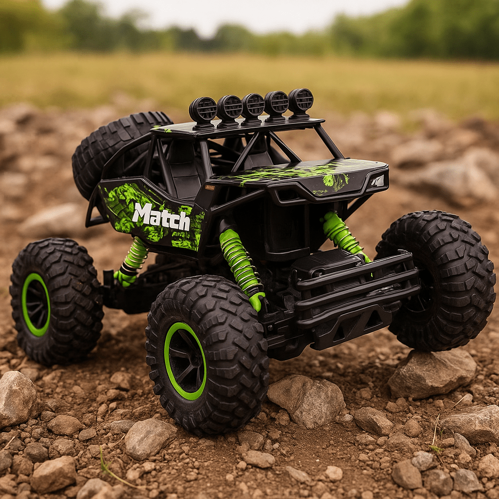 RC Monstertruck met 4x4 Aandrijving en Robuust Ontwerp voor Offroad Avontuur