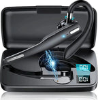 Bluetooth Headset met Draadloze Oorhaak en Ruisonderdrukkende Microfoon