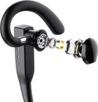 Bluetooth Headset met Draadloze Oorhaak en Ruisonderdrukkende Microfoon