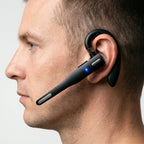 Bluetooth Headset met Draadloze Oorhaak en Ruisonderdrukkende Microfoon