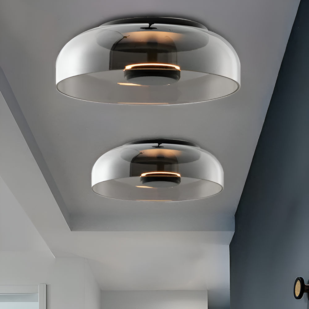 LED Plafondlamp Met Glazen Kap Voor Stijlvolle En Energiezuinige Verlichting
