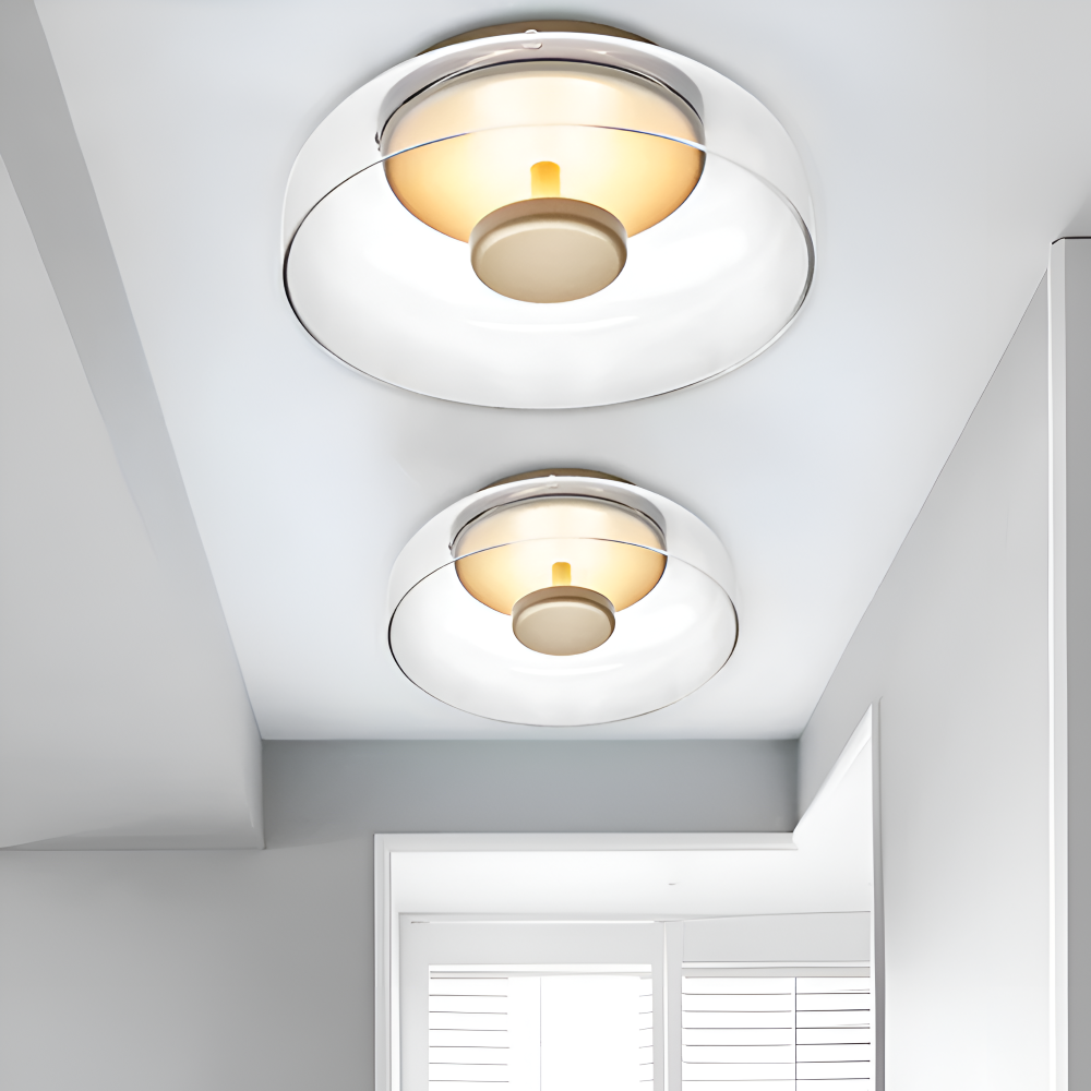 LED Plafondlamp Met Glazen Kap Voor Stijlvolle En Energiezuinige Verlichting