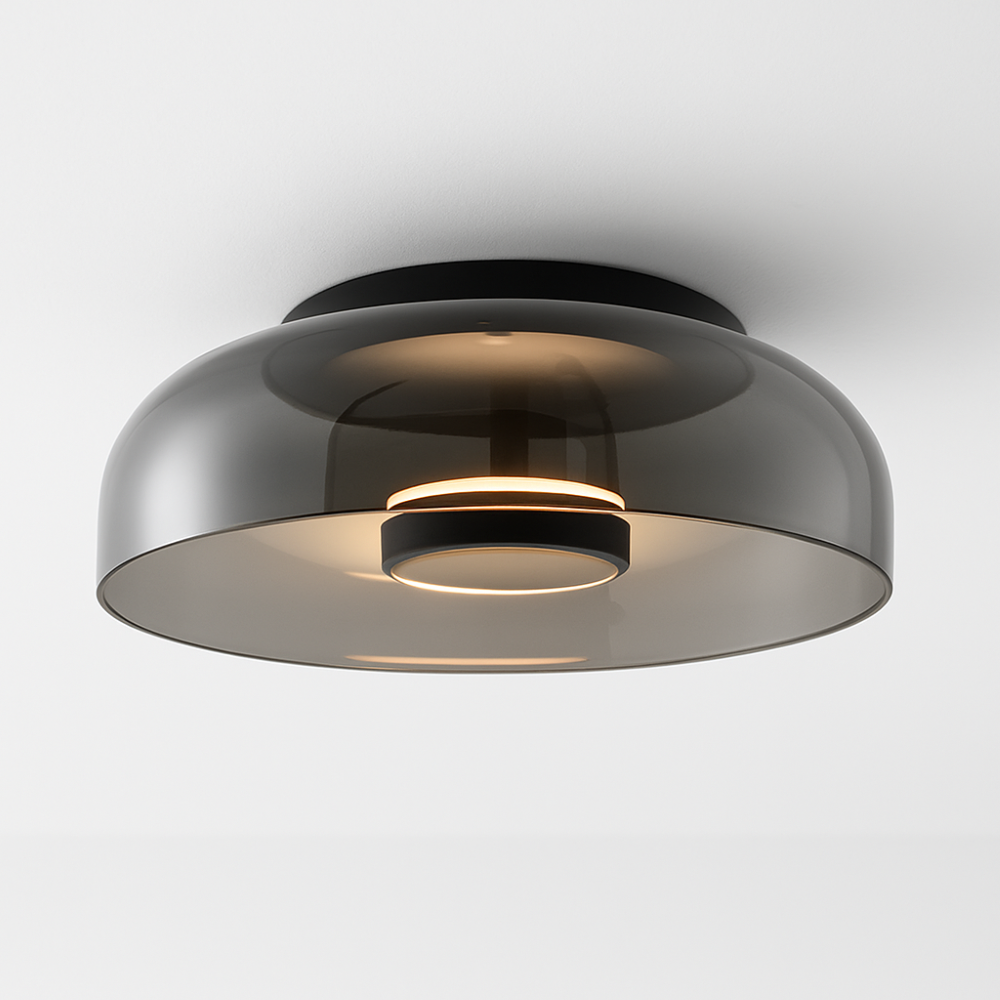 LED Plafondlamp Met Glazen Kap Voor Stijlvolle En Energiezuinige Verlichting