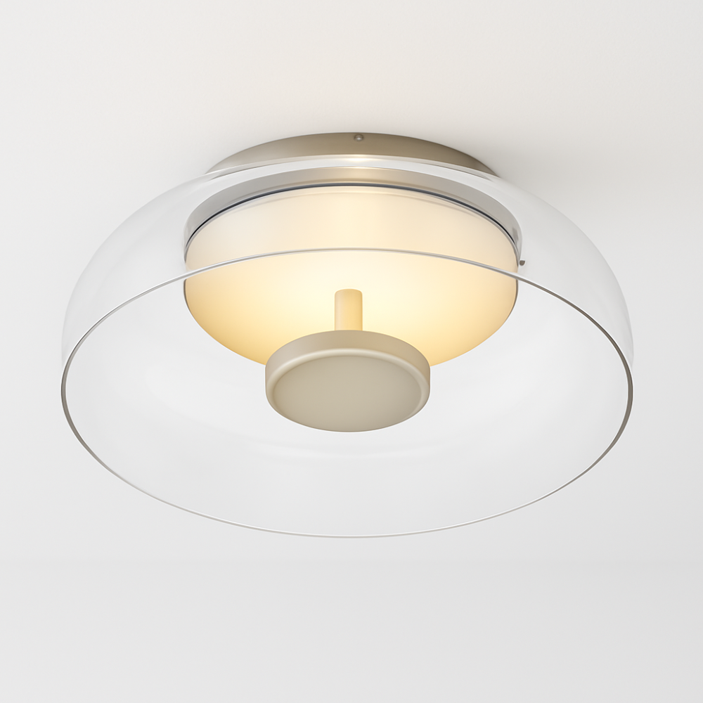 LED Plafondlamp Met Glazen Kap Voor Stijlvolle En Energiezuinige Verlichting