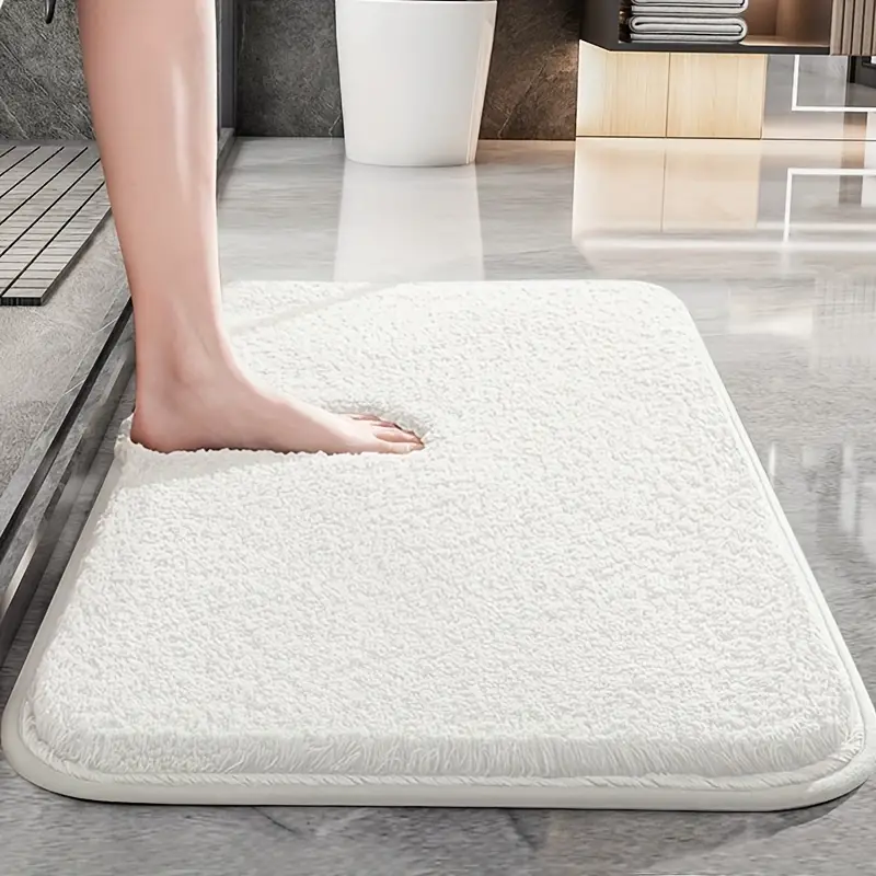 Badmat Met Zachte Comfortlaag En Antislip Onderzijde Voor Droge Veilige Badkamer