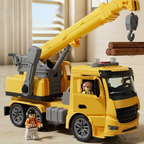 Speelgoed Kraanwagen Met Licht, Geluid En Bewegende Kraanarm Voor Creatief Speelplezier