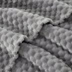 Pluche Fleece Deken Met Zachte Structuur En Warme Comfortlaag