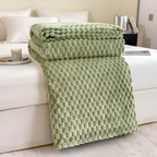 Pluche Fleece Deken Met Zachte Structuur En Warme Comfortlaag