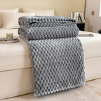 Pluche Fleece Deken Met Zachte Structuur En Warme Comfortlaag