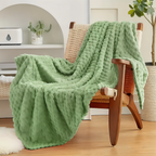 Pluche Fleece Deken Met Zachte Structuur En Warme Comfortlaag