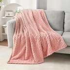 Pluche Fleece Deken Met Zachte Structuur En Warme Comfortlaag