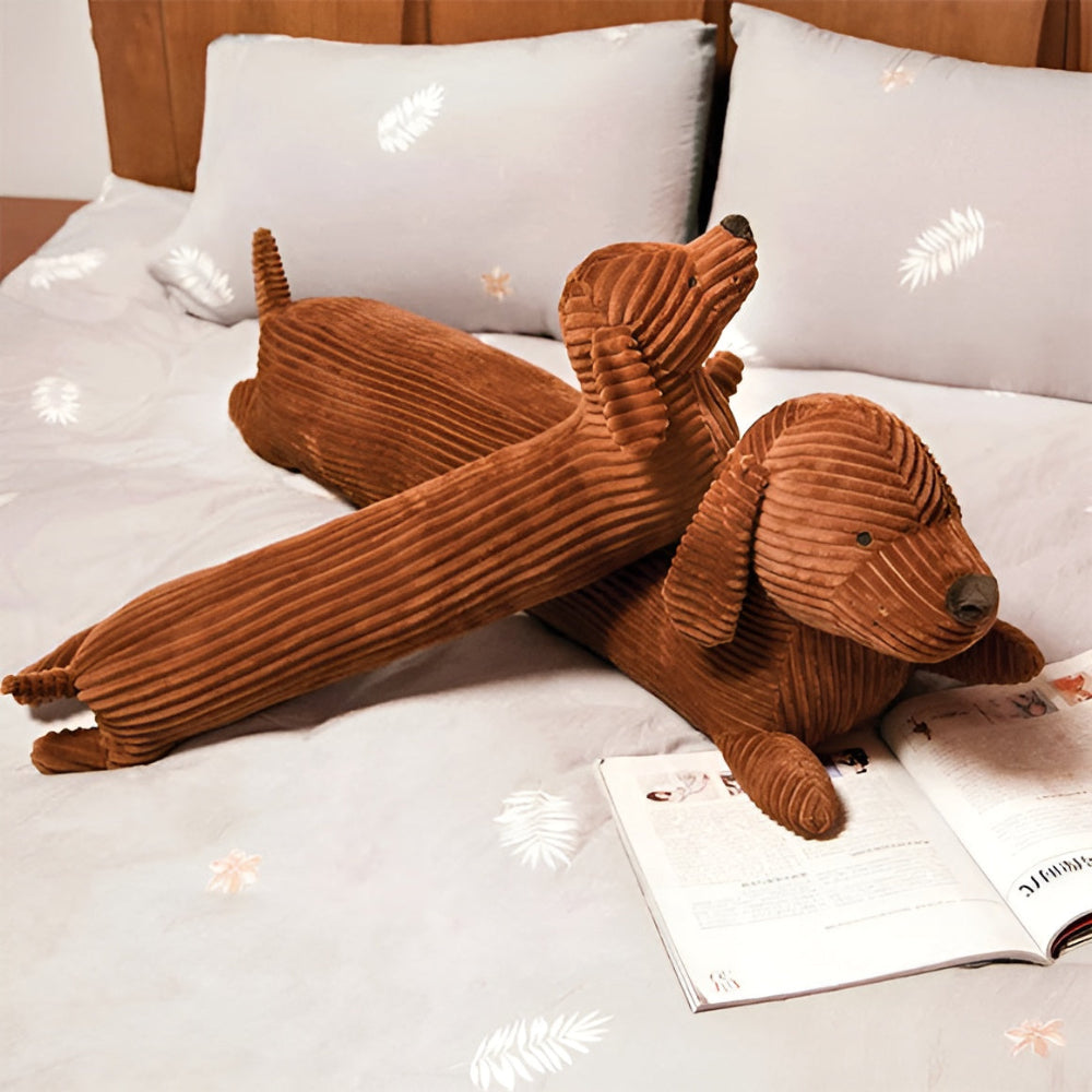 Pluchen Teckel Knuffelkussen Voor Comfort En Gezellige Ontspanning