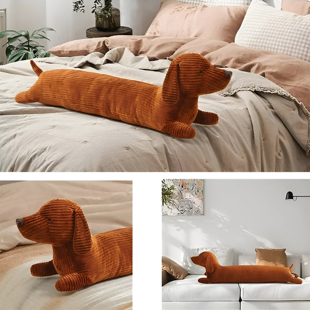 Pluchen Teckel Knuffelkussen Voor Comfort En Gezellige Ontspanning