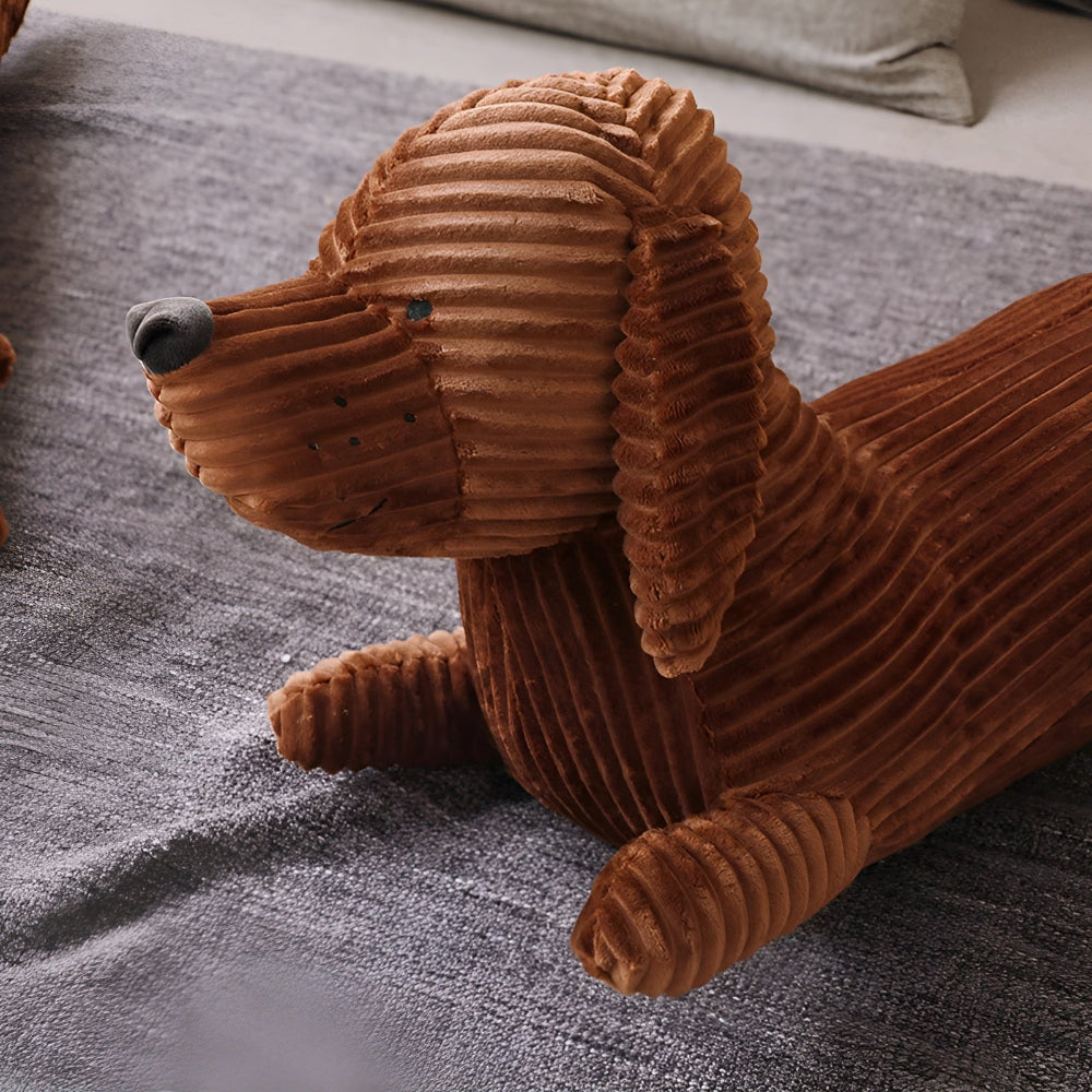 Pluchen Teckel Knuffelkussen Voor Comfort En Gezellige Ontspanning