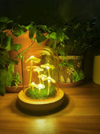 DIY‑Paddenstoellamp met Warm Licht en Creatief Ontwerp