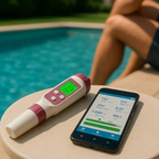 Digitale Watermeter met 7‑in‑1 Analyse voor Zwembad en Spa