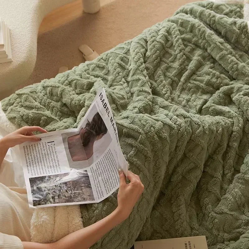 Dikke Winter Fleece Deken Voor Warme Comfort En Licht Dagelijks Gebruik