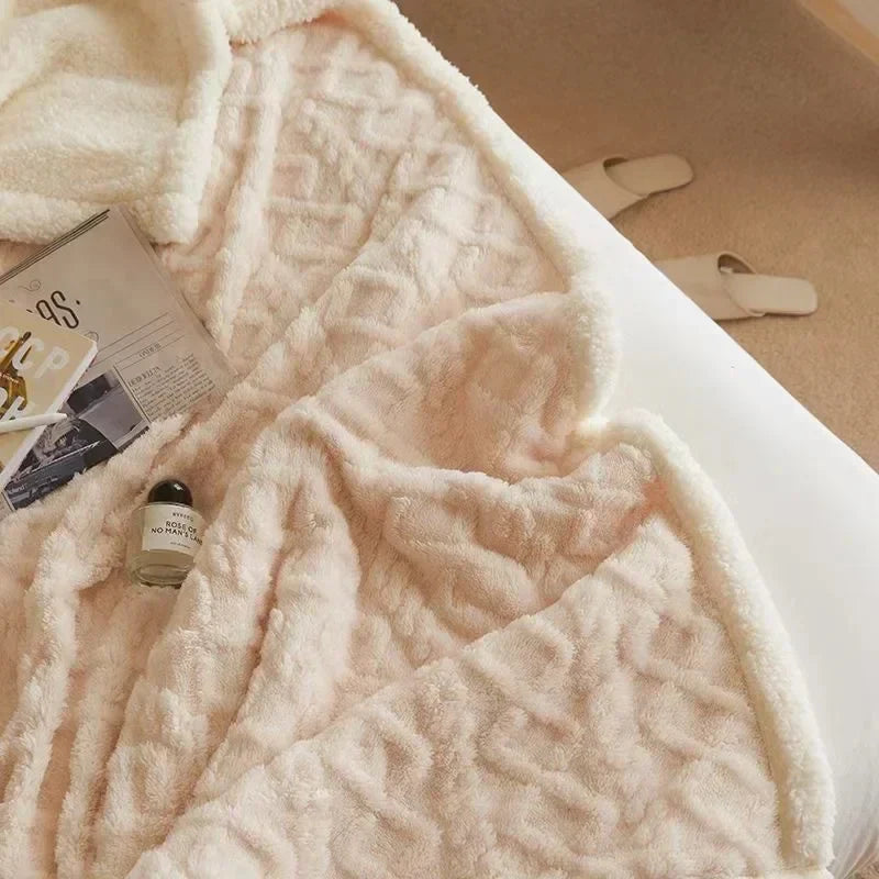Dikke Winter Fleece Deken Voor Warme Comfort En Licht Dagelijks Gebruik