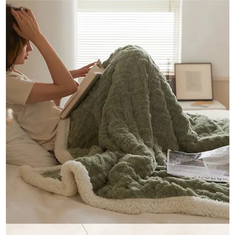 Dikke Winter Fleece Deken Voor Warme Comfort En Licht Dagelijks Gebruik