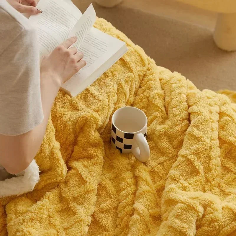 Dikke Winter Fleece Deken Voor Warme Comfort En Licht Dagelijks Gebruik
