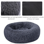 Donut Huisdierenbed Voor Katten En Honden Met Zachte Rand