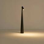 Draadloze led‑tafellamp met conische kap