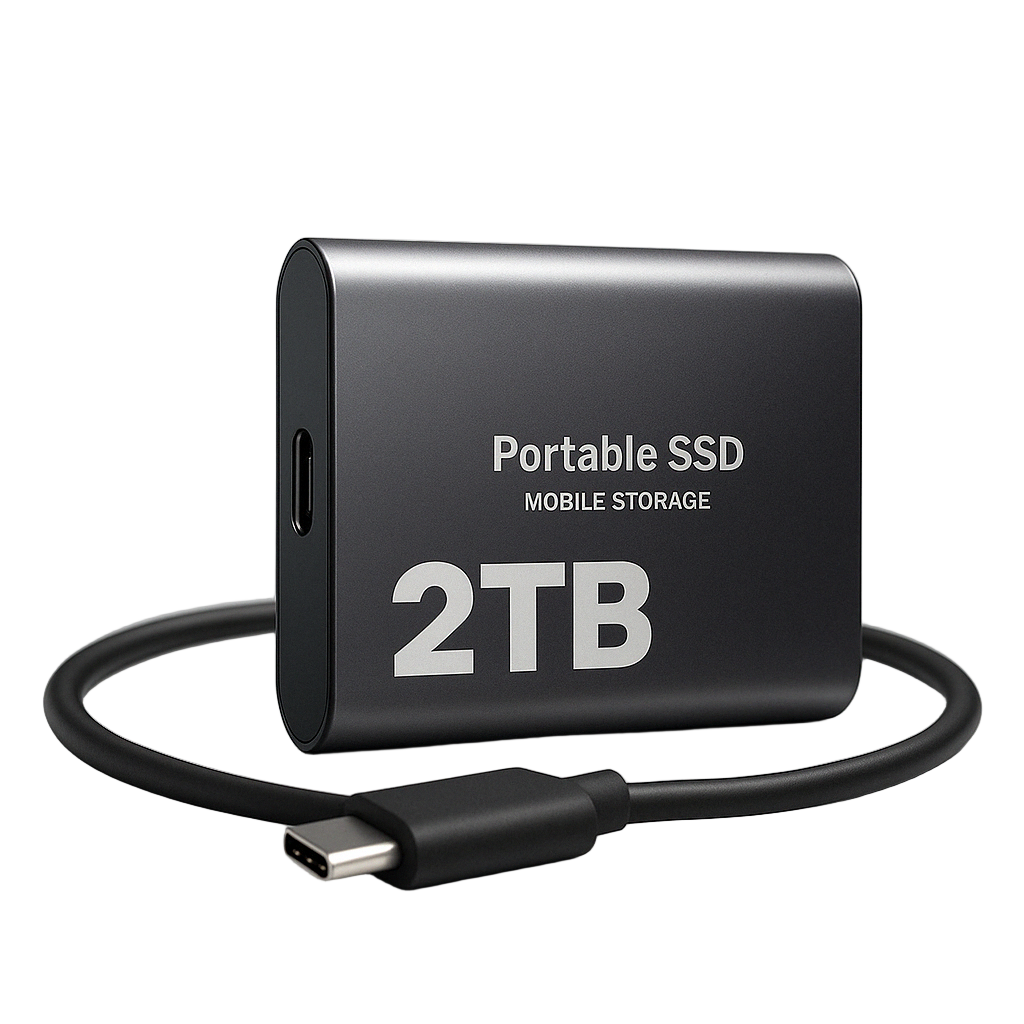 Externe SSD 2TB Aluminium Compact Hoge Snelheid