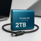 Externe SSD 2TB Aluminium Compact Hoge Snelheid