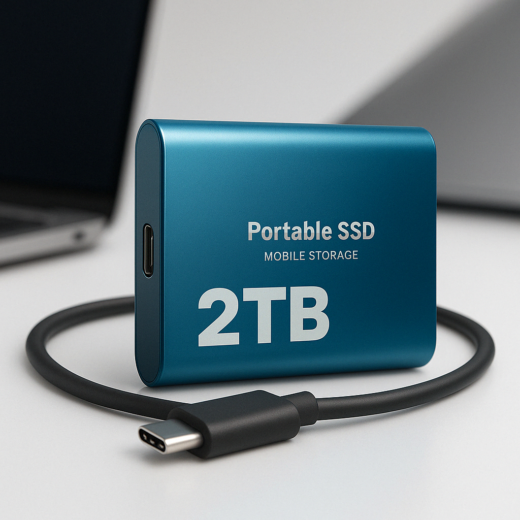 Externe SSD 2TB Aluminium Compact Hoge Snelheid