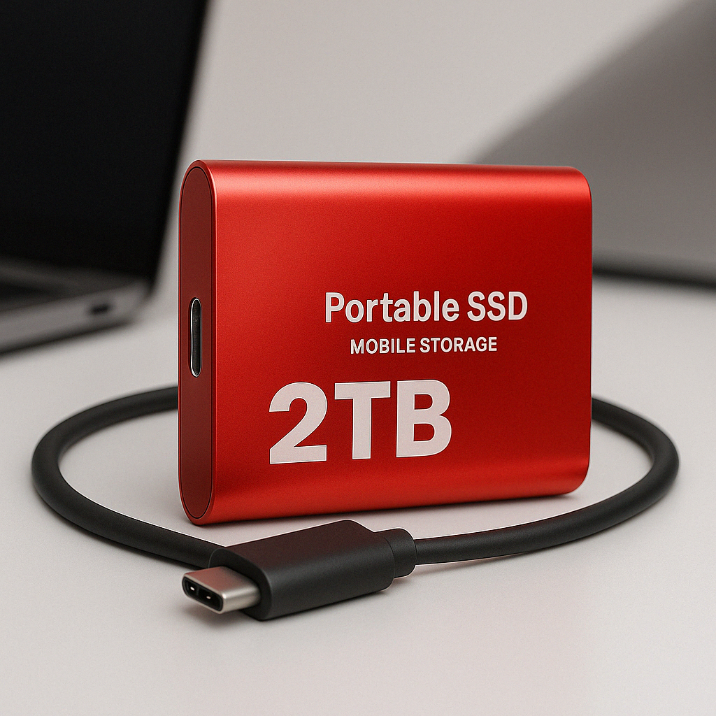 Externe SSD 2TB Aluminium Compact Hoge Snelheid