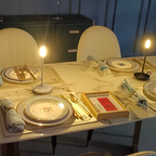 Draagbare led tafellamp met dimbare touch bediening
