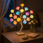 LED‑Bloemenboom met Warme Gloed en Rustige Binnenverlichting