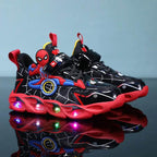 Kinder Sneakers Met LED Verlichting En Superheldenprint