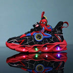 Kinder Sneakers Met LED Verlichting En Superheldenprint