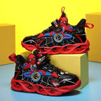 Kinder Sneakers Met LED Verlichting En Superheldenprint