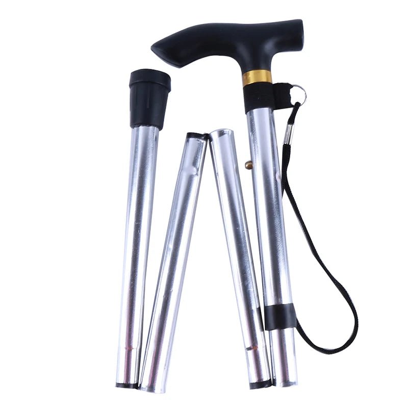 Aluminium Wandelstok met Ergonomische Greep en Verstelbare Hoogte