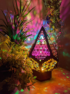 Sfeerlamp met Sterrenlicht en Aanpasbare Kleurgloed