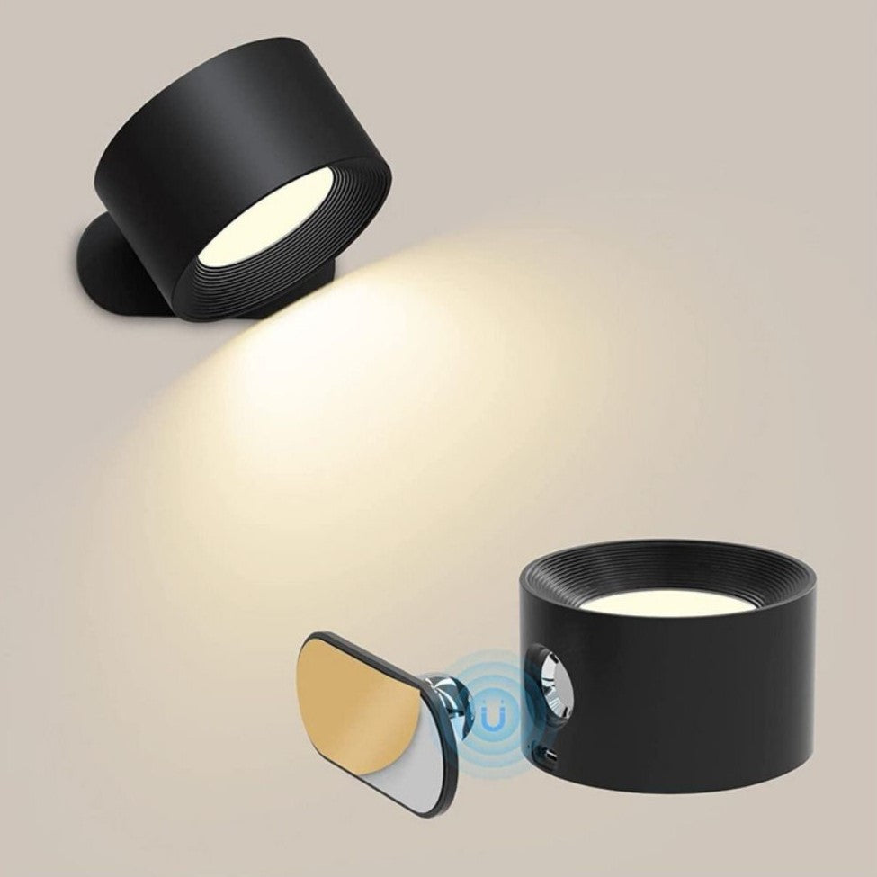 Draadloze Wandlamp met Roteerbare Lichtkop