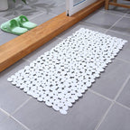 Kiezelvormige badmat met antislip zuignappen