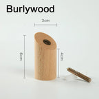 Houten Wandhaak met Schuine Vorm en Sculpturale Uitstraling