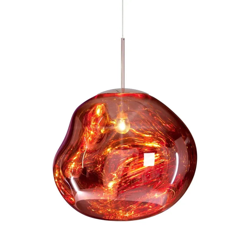 Organische Hanglamp met Warme Lichtgloed en Verstelbare Hoogte