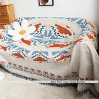 Woonplaid met Zachte Structuur en Jacquard Weving